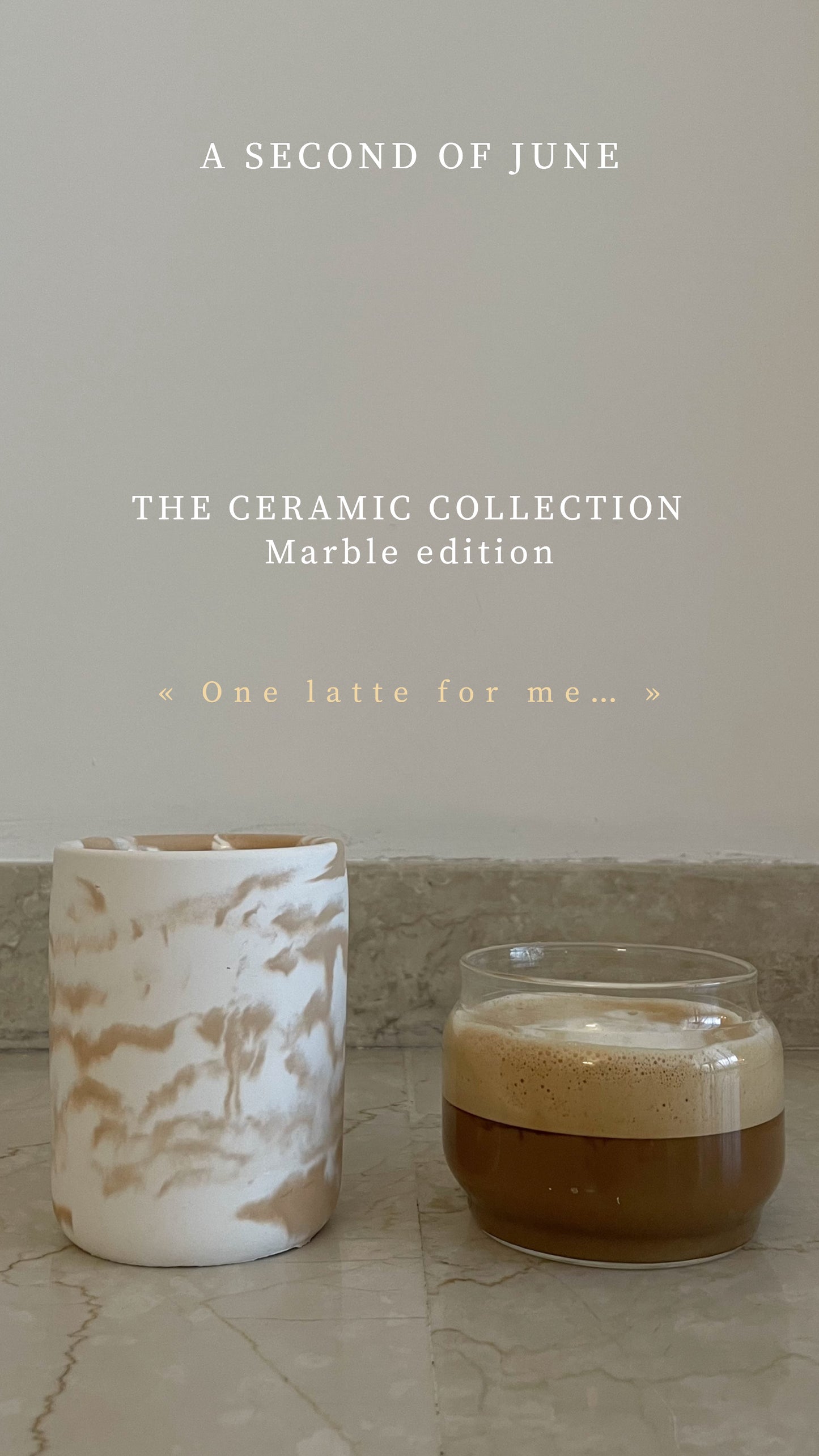 THE CERAMIC COLLECTION - MARBLE EDITION « one latte for me »